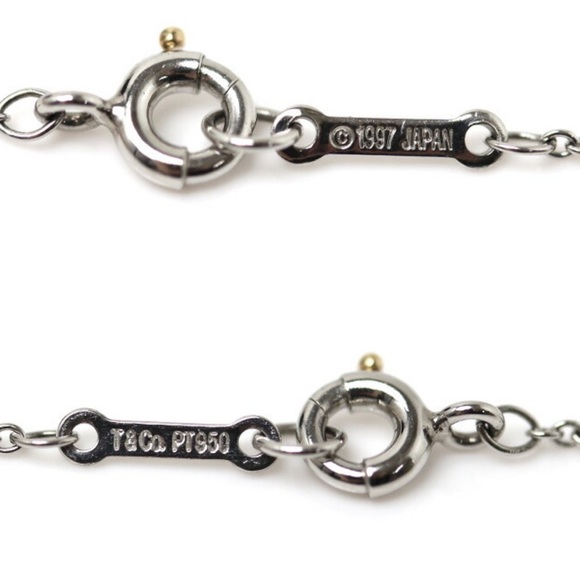 Tiffany & Co. Victoria Small Platinum Necklace 0.32 TCW - Picture 6 of 6